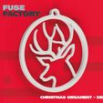 fusefactory_thingiverse_instagram_deer-01.jpg Deer - Christmas ornament