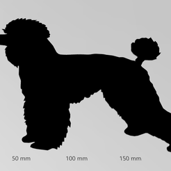 Wandtattoo-Pudel.png STL file Theo・3D print model to download