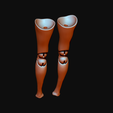5.png legs / 3d doll / bjd / ooak / stl / articulated dolls / file