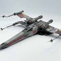 IMG_6221.jpeg Archivo STL X-Wing estrellado para Star Wars Legion o Aquariums/Terrarium・Modelo para descargar y imprimir en 3D