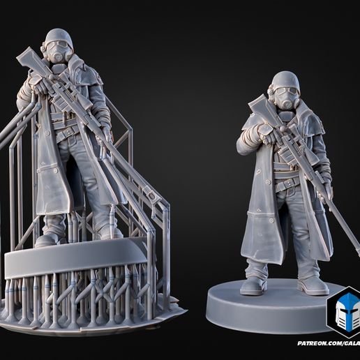 👤 1:48 Scale NCR Rangers - 3D Print Files・ 3D File for 3D printing・Cults