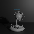 Lileep8.png Lileep and Cradily pokemon 3D print model