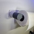 20230322_165204.jpg STL file QUICK RELEASE 8.8'' PAPER TOWEL HANGER ( NO SUPPORTS NEEDED )・3D printable model to download