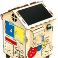 Bizidom-1.jpg Small Childrens Didactic Model House For Laser Cutter-Engraver or CNC Router
