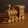 ChatGPT-Image-5.-Dez.-2025,-13_27_18.png Trem de Natal de gengibre - Conjunto completo de trem de férias para impressão 3D (motor + vagão + carro de Papai Noel) | PLA multicolorido | Sem suporte | Decoração de férias perfeita Arquivos STL e 3MF