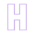 H2.stl Schriftzug Hamburg