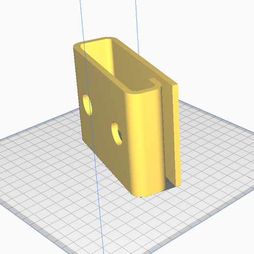 Cabel channel 90mmx120mm 3D model