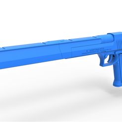 1.jpg 3D file Long barrel Desert Eagle Pistol of Peacemaker Scale 1:10 from the movie Suicide Squad 2021・3D printer design to download