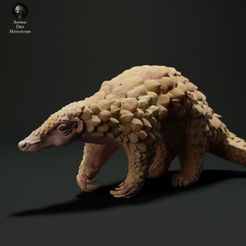 sunda_pangolin_walk_3.jpg 3D file Sunda Pangolin・3D printer model to download