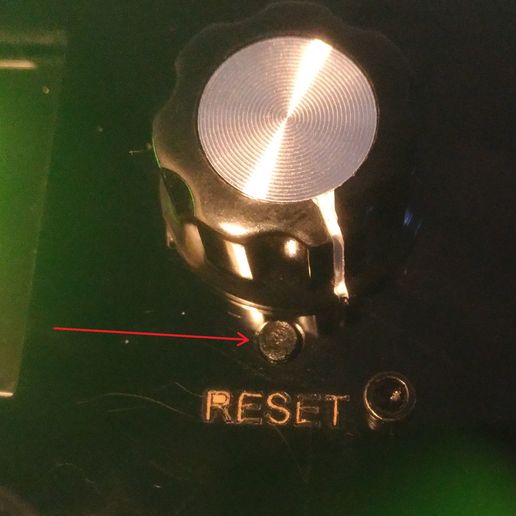 Reset button for Geeetech Prusa I3 X