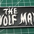AnyConv.com__IMG_7808.jpg WOLF MAN WOLFMAN Name Plate Nameplate for Magnets, Model Kits, and Busts