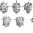 Priest-Helmets-2.png Holy leader space knight helmets. supported / non supported