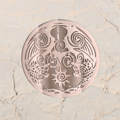 bird-celtic.png Keltischer Vogel Untersetzer