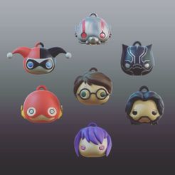 charms1 (3).jpg Fichier STL gratuit PlaKit's Mobile Charms Series 1[UPDATED]・Modèle pour impression 3D à télécharger