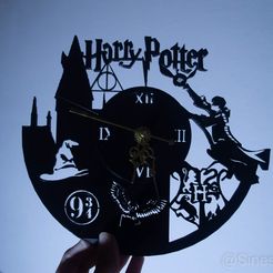 DSC_0032.jpg STL-Datei Harry Potter Uhr・3D-Drucker-Vorlage zum herunterladen