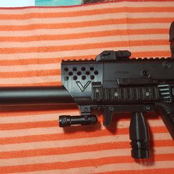 20190922_111659.jpg Fichier STL Kriss Vector Handguard avec barrières latérales・Design imprimable en 3D à télécharger