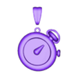 Oneinchpendant-1001.stl Stop watch pendant charms