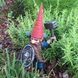 Photo Jun 15, 7 13 30 AM.jpg Gnome with Mace, Fantasy Tabletop RPG Miniature or Garden Gnome Statue