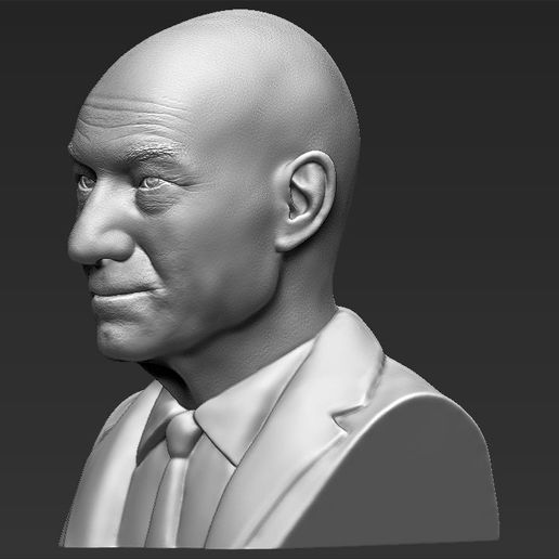 professor-x-charles-xavier-bust-ready-for-full-color-3d-printing-3d-model-obj-mtl-fbx-stl-wrl-wrz-2.jpg Professor X Charles Xavier from X-Men bust full color 3D printing