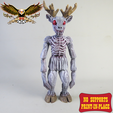 1.png FLEXI WENDIGO HALLOWEEN SPECIAL | PRINT IN PLACE | NO SUPPORT