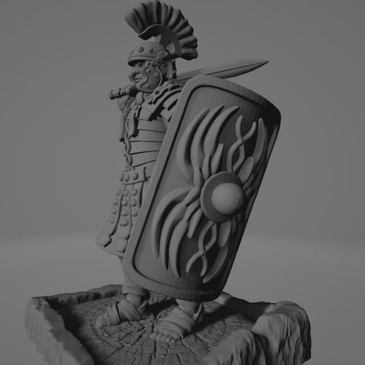 centurion-3.jpg Download STL file Champion Roman Centurion • 3D printable design, Vodka_Man