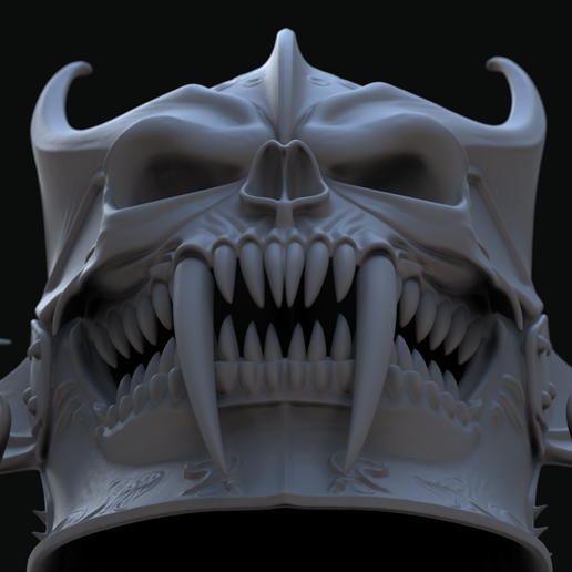 🪖 Dracula Helmet I - Gothic Vampire Ornament・ STL File for 3D printing ...