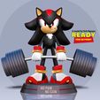 A model by Sinh Nguyen Shadow the Hedgehog lifting weights