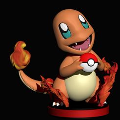 22.jpg Fichier STL Pokémon Charmander - #004・Idée pour impression 3D à télécharger