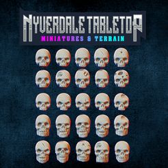 Skullsrender.jpg 3D file Skull Bits・3D printer design to download