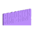 BROOKLYN NINE-NINE V2 Logo Display by MANIACMANCAVE3D.stl BROOKLYN NINE-NINE V2 Logo Display by MANIACMANCAVE3D