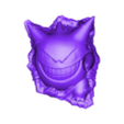 GENGAR WALL ART.obj POKEMON GHOST WALL ART