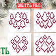 3-2.png Ornaments 3d STL File For Polymer Clay Cutters for Earrings and Ornaments