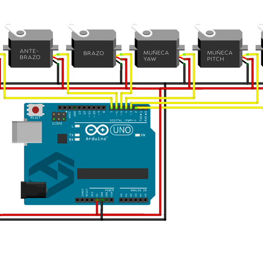 Circuito-Brazo-Robótico2024.png Robotic Arm with Arduino(STEP FILES) - Robotic Arm - Save/Play/Export/Import Movements.