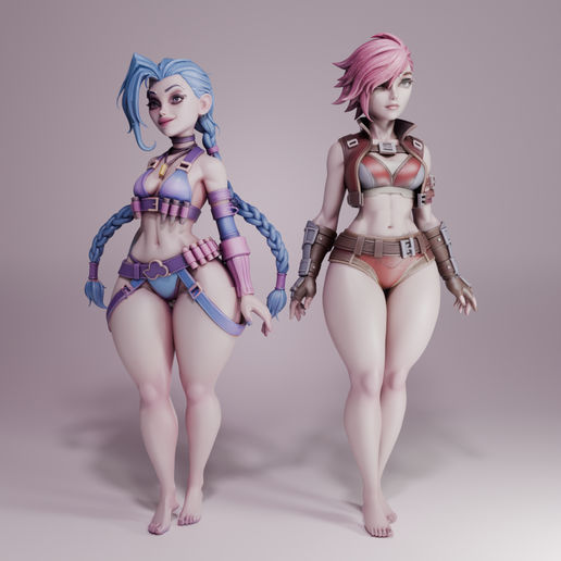JINX & VI (ARCANE) - LEAGUE OF LEGENDS PACK