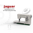 So jaguar Sewing Machine 8770 3D Printed Timing Belt Pulley Timing Belt Pulley for sewing machine
