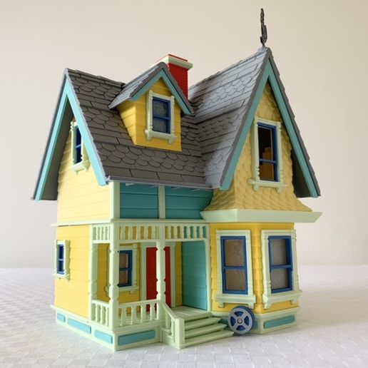 3D print No support or Painting needed UP House (mark 2), Inspired by ...