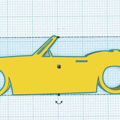 Web-capture_4-12-2023_14388_www.tinkercad.com.jpeg Брелок для ключей Triumph Spitfire Mk4 Classic Silhouette
