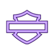 GA_HarDev_Logo.stl STL-Datei HARLEY DAVIDSON LOGO・3D-druckbare Vorlage zum herunterladen