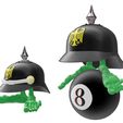 fink8.jpg Rat Fink Eight Ball Helmet two figures