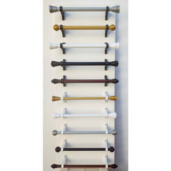 1.png Free 3D file Curtain Bracket / 1 and 3.4 inches・3D printing template to download