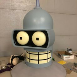 IMG_0508.jpg Free 3D file Bender Helmet・3D printer model to download