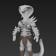 Anthropomorphic-Cobra-19.jpg Anthropomorphic Cobra Warrior Snake Man 3D Print File