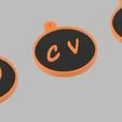 cv.jpg БРЕЛОК ДЛЯ КЛЮЧЕЙ 2 БУКВЫ C.V