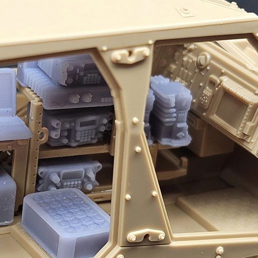 👽 COMMUNICATION SET FOR 1/48 RYEFIELD MODEL MATV MRAP KIT 4801・ STL ...