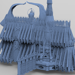 untitled.1087.png OBJ file Cathedral Extended Fantasy design 2・3D printable design to download, aramar