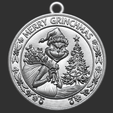 Grinch02.png Grinch - "Merry Grinchmas" (Coin + Pendant)