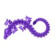 RoseDragon_LoopLegs_Rec2.stl Файл STL Розовый дракон, День святого Валентина, артикулирующее животное Flexi Wiggle, печать на месте, фантазия・Дизайн для загрузки и 3D-печати