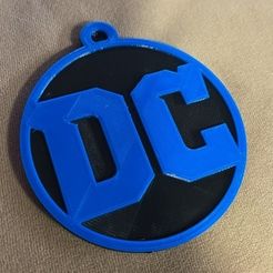 DC-Comics.jpg Free STL file DC Comic Keychain・3D print design to download, RollWithIt