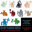 Dwarf_Pack.png Dwarf Warrior Meeple With Big Axe