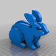 Easter-Bunny-Sitting.png Easter Bunny (sitting/standing) 3-layered-animal cnc/laser